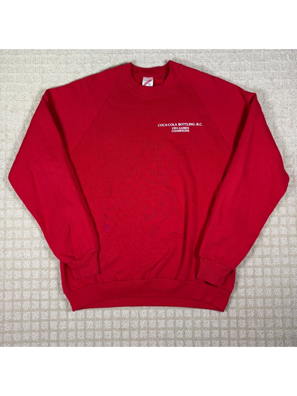 Vintage 1991 Coca-Cola Jerzees Crewneck Sweatshirt XL